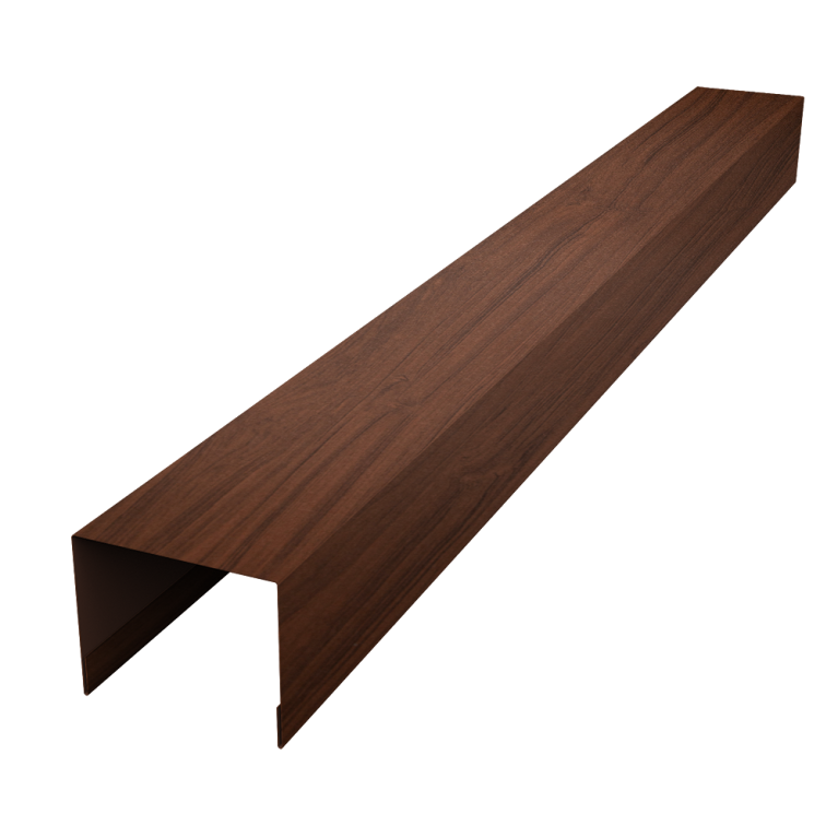 Крышка жалюзи Palermo 0,45 Print Elite Choco Wood TwinColor (2,5м)