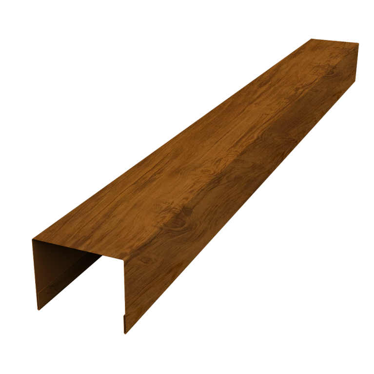 Крышка жалюзи Palermo 0,45 Print Elite Golden Wood TwinColor (3м)