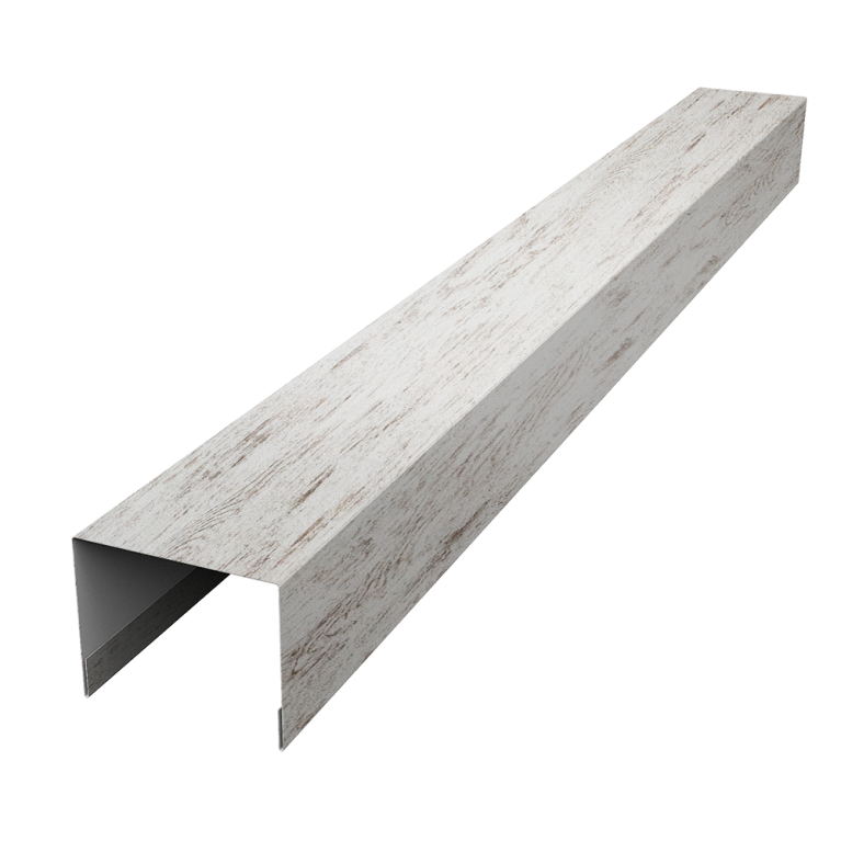 Крышка жалюзи Palermo 0,45 Print Elite Snow Wood TwinColor (2,5м)