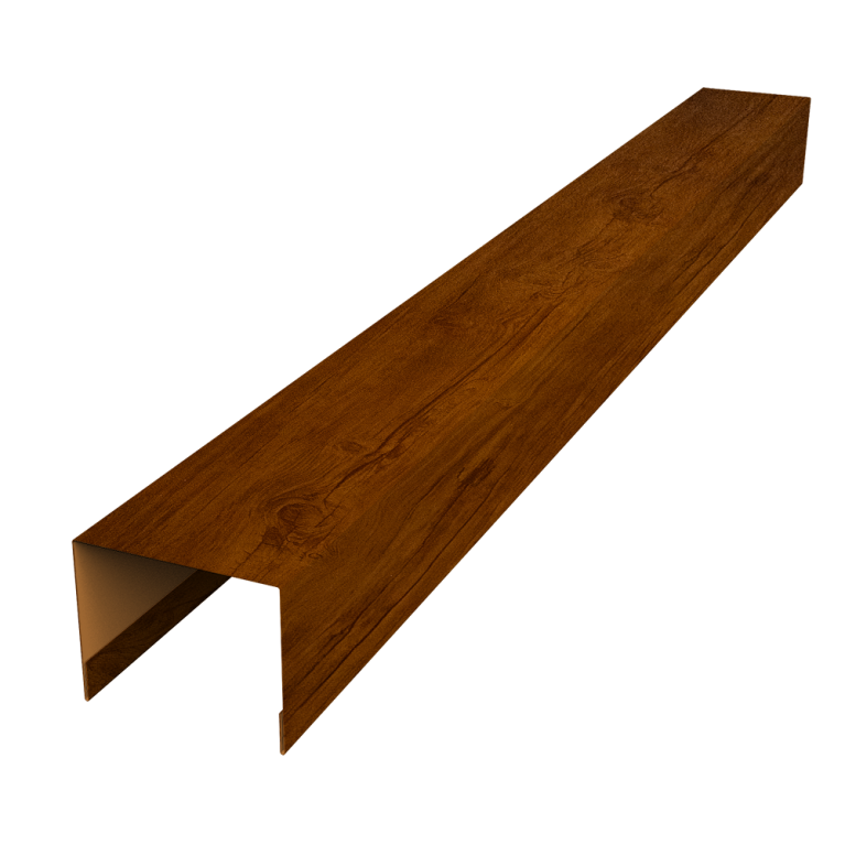 Крышка жалюзи Palermo 0,45 Print Premium Golden Wood Intense FTC (2м)