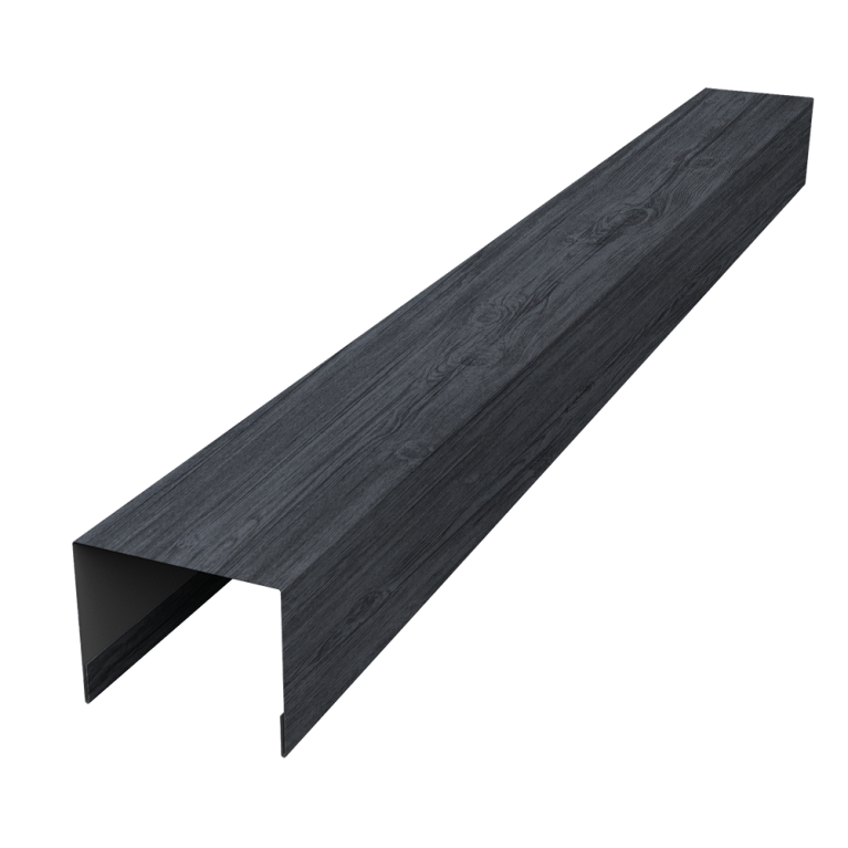 Крышка жалюзи Palermo 0,45 Print Premium Grey Wood TwinColor (3м)