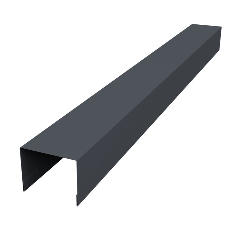 Крышка жалюзи Palermo 0,5 Atlas X RAL 7024 мокрый асфальт (2,5м)