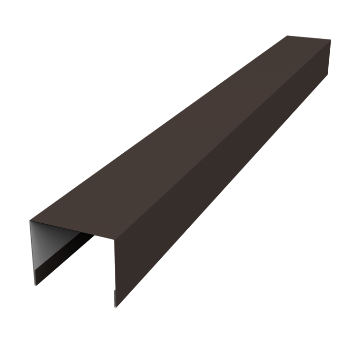 Крышка жалюзи Palermo 0,5 Satin Matt TX RR 32 темно-коричневый (3м)