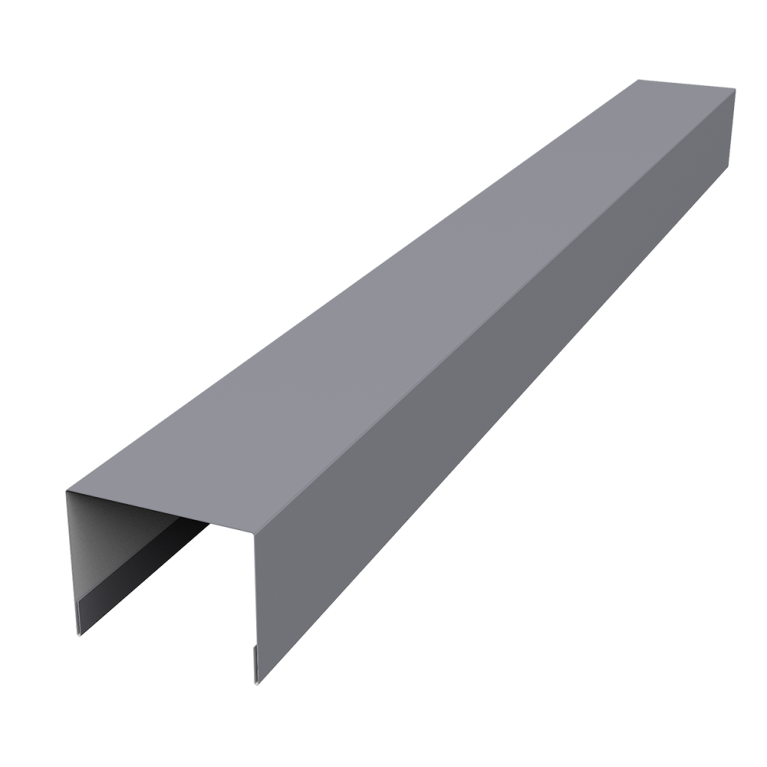 Крышка жалюзи Palermo 0,5 Satin RAL 7004 сигнальный серый (3м)