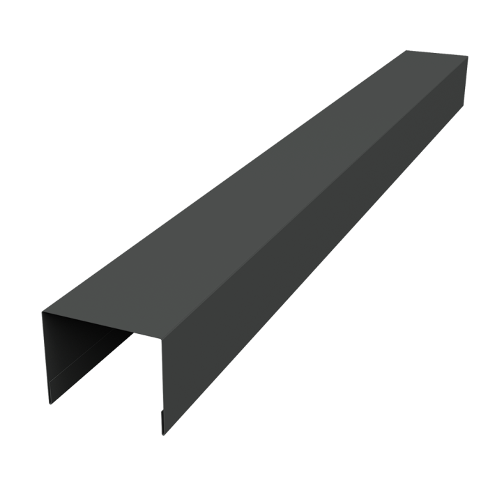 Крышка жалюзи Palermo 0,5 Velur X RAL 7016 антрацитово-серый (2м)