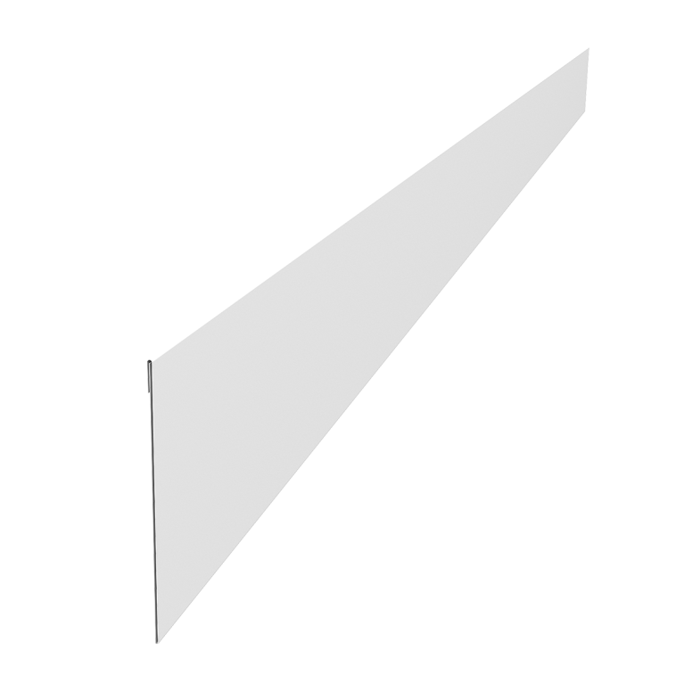 Ламель забора жалюзи Palermo 0,45 PE-Double RAL 9003 сигнальный белый