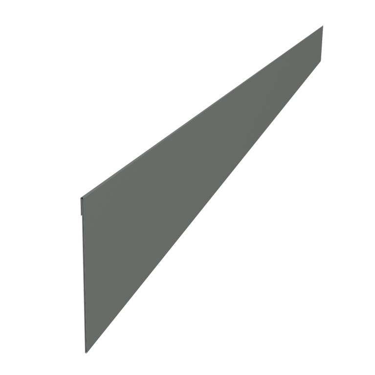 Ламель забора жалюзи Palermo 0,45 PE RAL 7005 мышино-серый