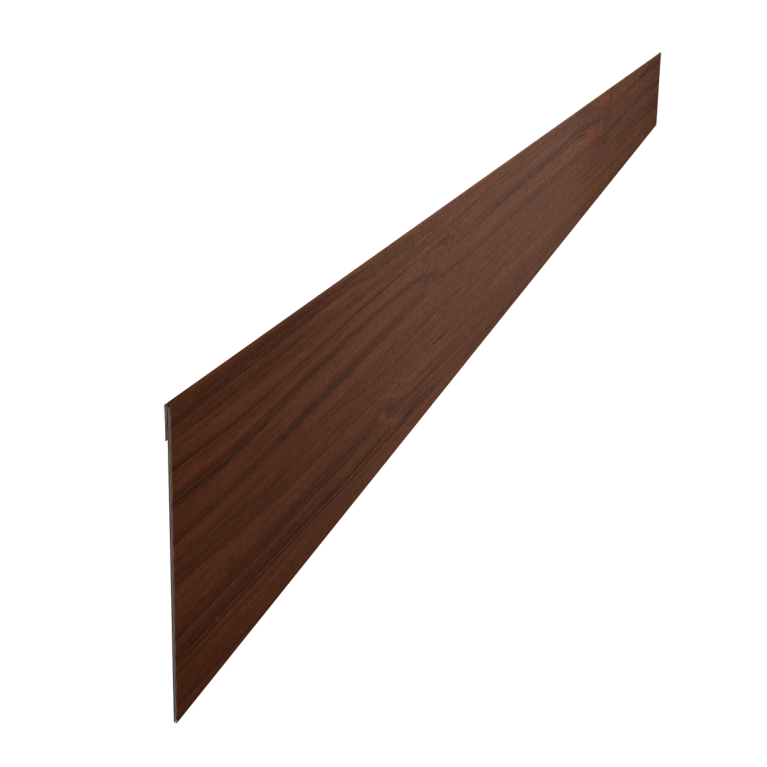 Ламель забора жалюзи Palermo 0,45 Print Elite Choco Wood TwinColor