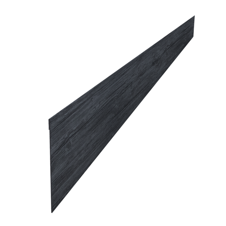 Ламель забора жалюзи Palermo 0,45 Print Premium Grey Wood TwinColor