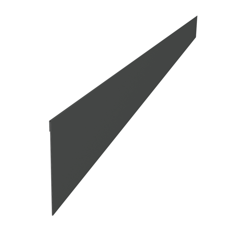 Ламель забора жалюзи Palermo 0,5 Drap TX RAL 7016 антрацитово-серый