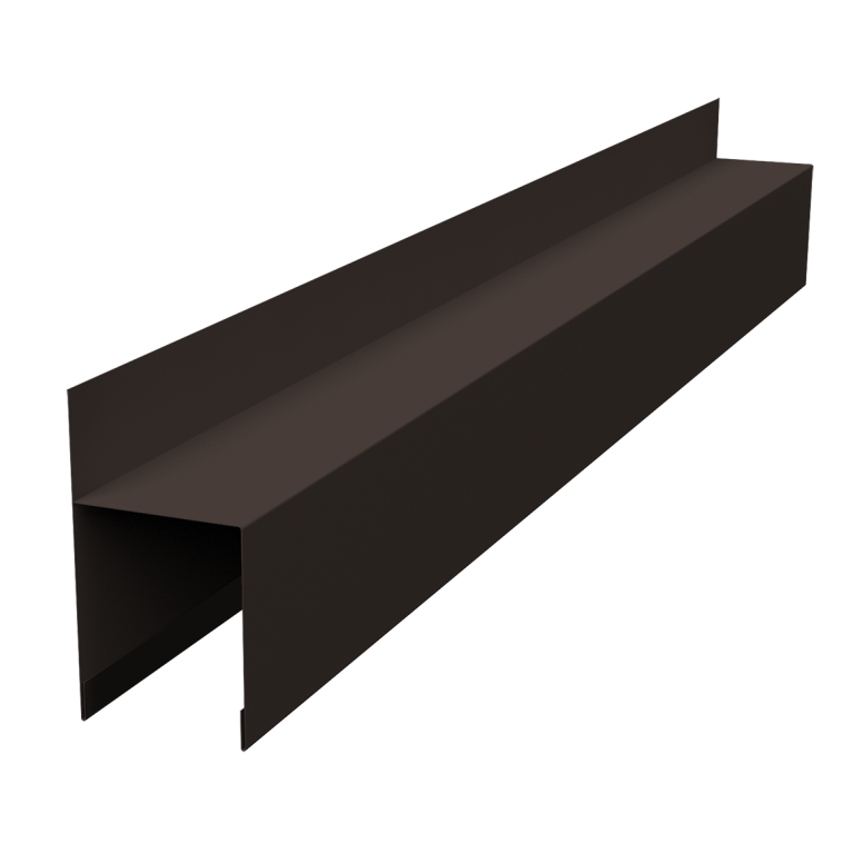 Планка опорная составная внешняя Palermo 0,45 Drap-double TX RR 32 темно-коричневый (2м)