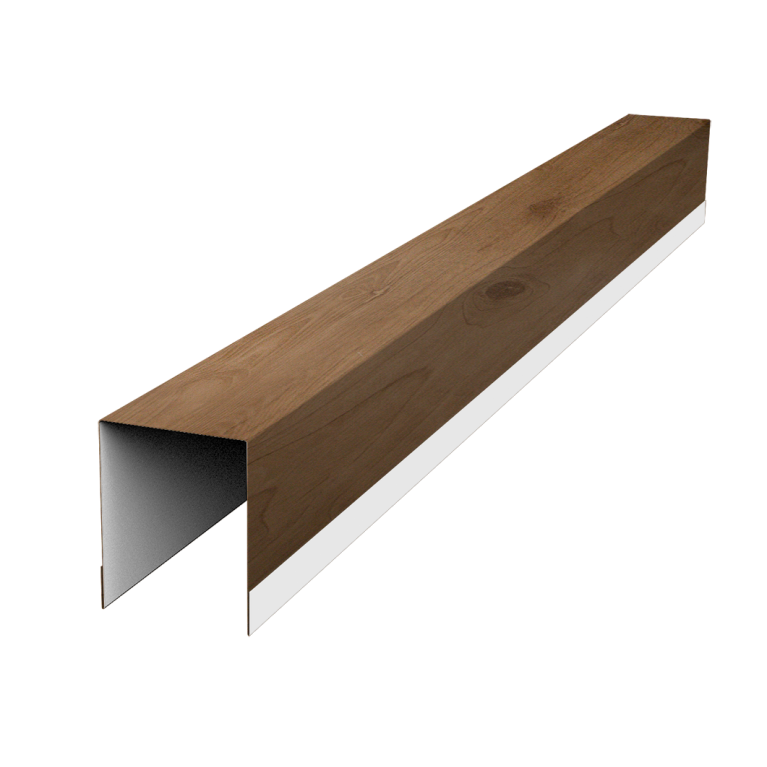 Планка опорная составная внутренняя для забора жалюзи Palermo 0,45 Print Premium Pine Wood Fresh (2,5м)