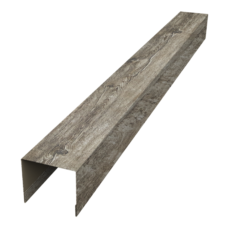 Стойка боковая крепежная для забора жалюзи Palermo 0,45 Print Elite Nordic Wood TwinColor (1,8м)