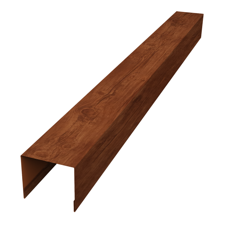 Стойка боковая крепежная для забора жалюзи Palermo 0,45 Print Elite Rowan TwinColor (3м)