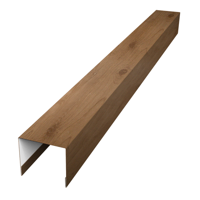 Стойка боковая крепежная для забора жалюзи Palermo 0,45 Print Premium Pine Wood Fresh (1,8м)