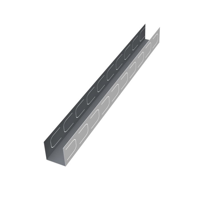 Крепежный вкладыш универсальный жалюзи Texas 0,5 Satin RAL 7024 мокрый асфальт (2м)