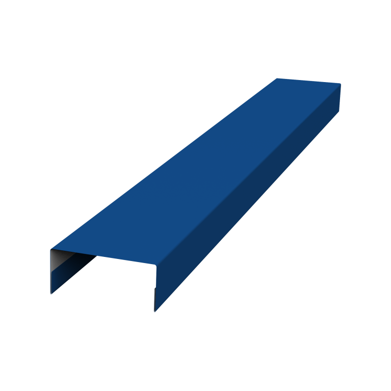 Крышка 30х15 жалюзи Texas 0,45 PE RAL 5005 сигнальный синий (2м)