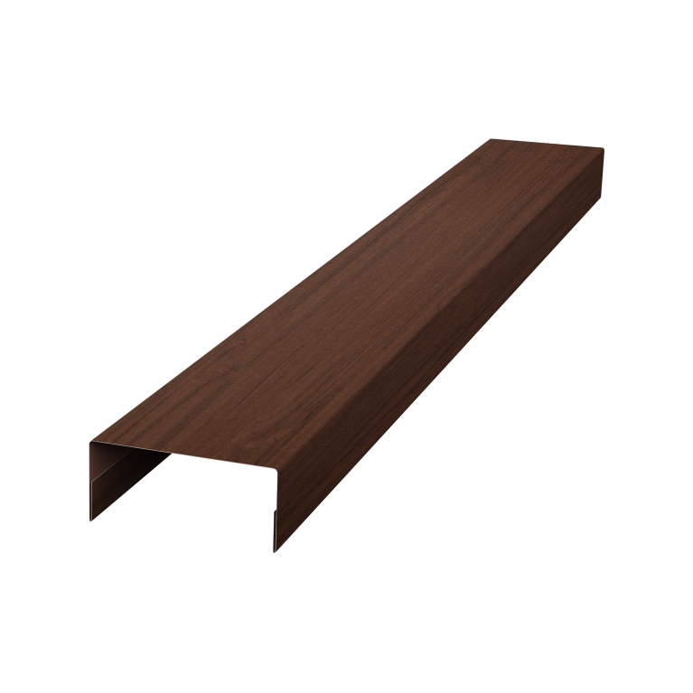 Крышка 30х15 жалюзи Texas 0,45 Print Elite Choco Wood TwinColor (2м)