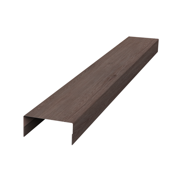 Крышка 30х15 жалюзи Texas 0,45 Print Elite White Wood TwinColor (2м)