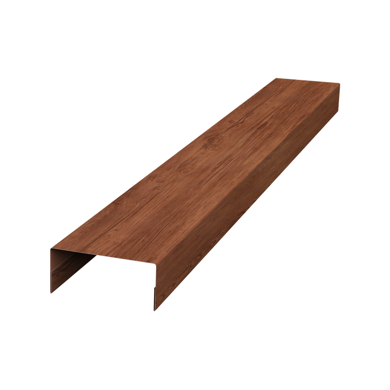 Крышка 30х15 жалюзи Texas 0,45 Print Premium Rowan Wood Intense FTC (2,5м)