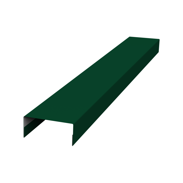 Крышка 30х15 жалюзи Texas 0,5 Satin RAL 6005 зеленый мох (3м)