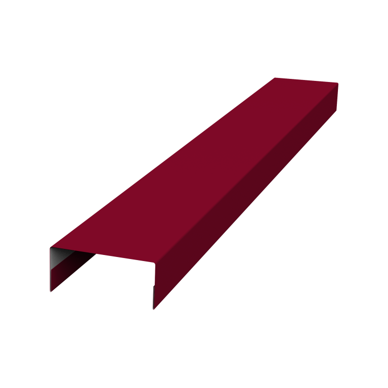 Крышка 30х20 жалюзи Texas 0,45 PE RAL 3003 рубиново-красный (2м)