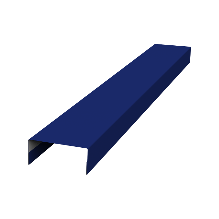 Крышка 30х20 жалюзи Texas 0,45 PE RAL 5002 ультрамариново-синий (2,5м)