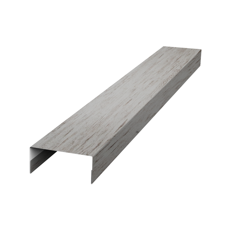 Крышка 30х20 жалюзи Texas 0,45 Print Elite Snow Wood TwinColor (2м)