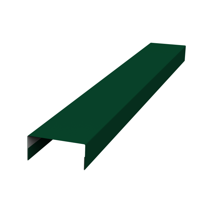 Крышка 30х20 жалюзи Texas 0,5 Satin RAL 6005 зеленый мох (2,5м)