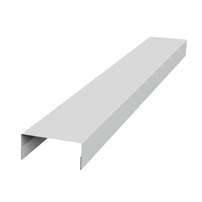 Крышка 45х20 жалюзи Texas 0,45 Drap TX RAL 7047 телегрей 4 (2,5м)