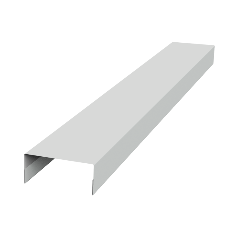 Крышка 45х20 жалюзи Texas 0,45 Drap TX RAL 7047 телегрей 4 (2м)