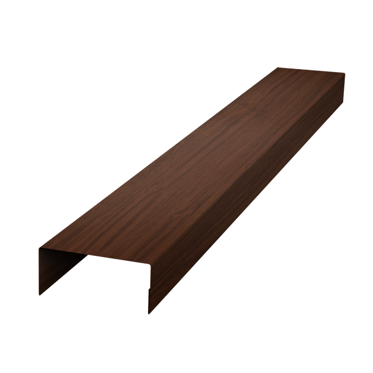 Крышка 45х20 жалюзи Texas 0,45 Print Elite Choco Wood TwinColor (3м)