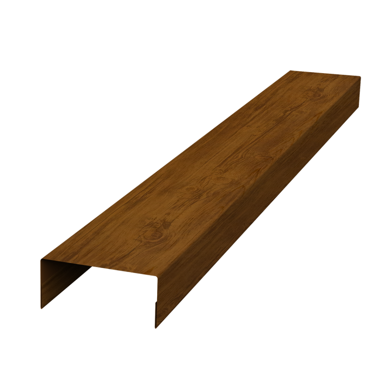 Крышка 45х20 жалюзи Texas 0,45 Print Elite Golden Wood TwinColor (3м)