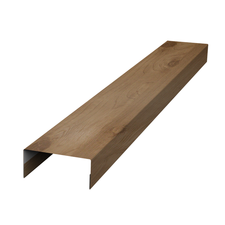 Крышка 45х20 жалюзи Texas 0,45 Print Premium Pine Wood Fresh (2,5м)