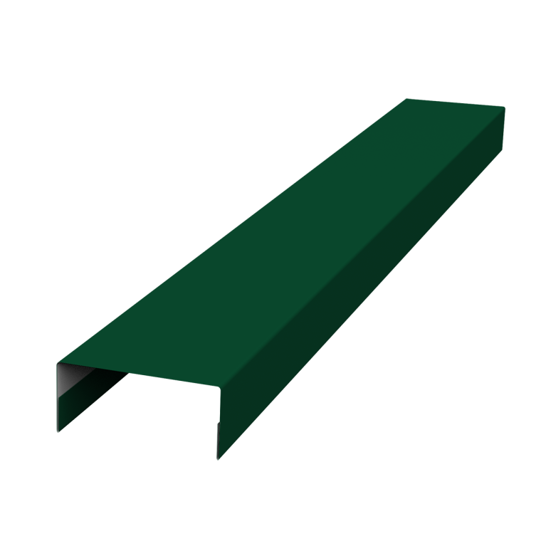 Крышка 45х20 жалюзи Texas 0,5 Satin Matt TX RAL 6005 зеленый мох (2м)