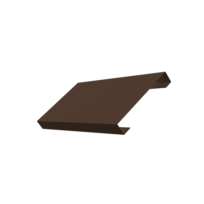 Ламель лицевая 125 забора жалюзи Texas 0,45 Drap-double TX RAL 8017 шоколад