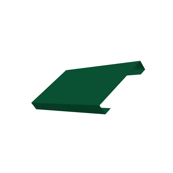 Ламель лицевая 125 забора жалюзи Texas 0,45 PE-Double RAL 6005 зеленый мох