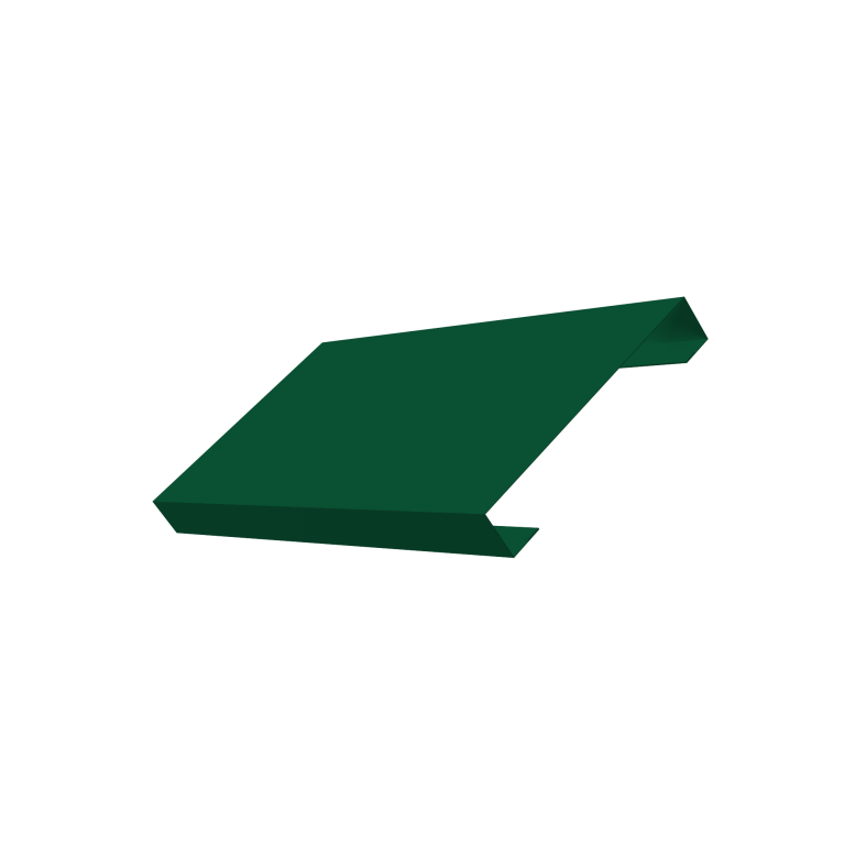 Ламель лицевая 125 забора жалюзи Texas 0,45 PE-Double RAL 6005 зеленый мох