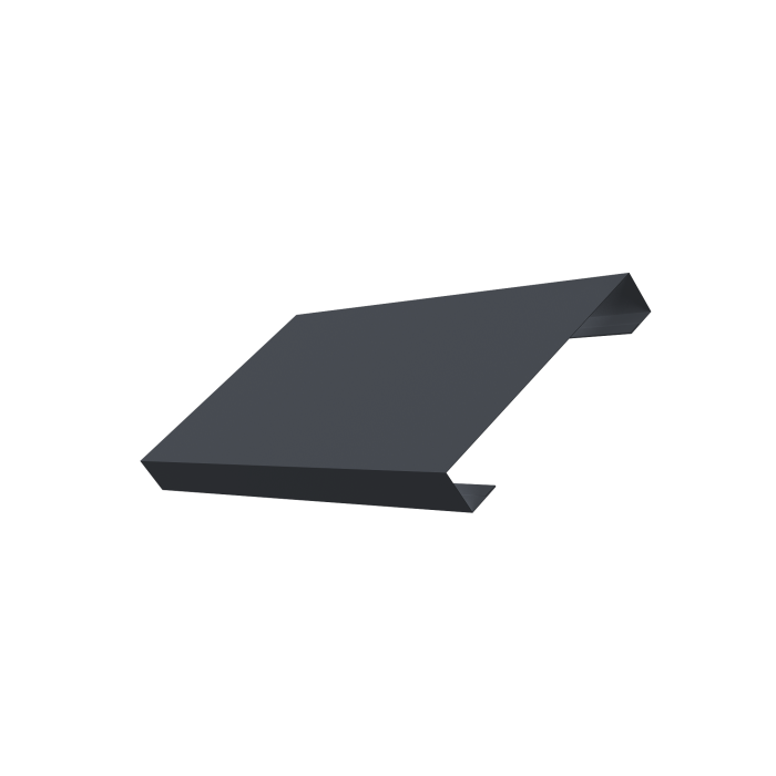 Ламель лицевая 125 забора жалюзи Texas 0,45 PE-Double RAL 7024 мокрый асфальт