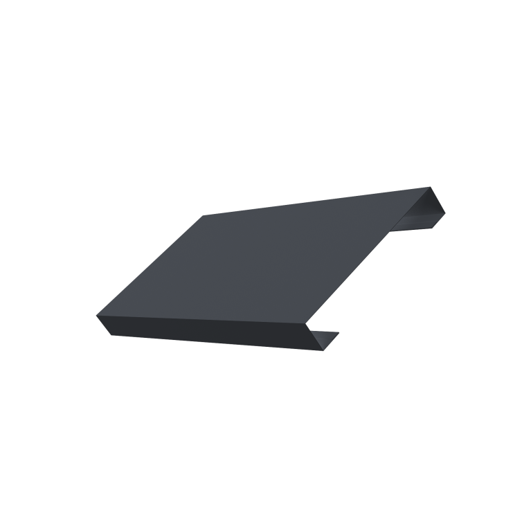 Ламель лицевая 125 забора жалюзи Texas 0,45 PE-Double RAL 7024 мокрый асфальт