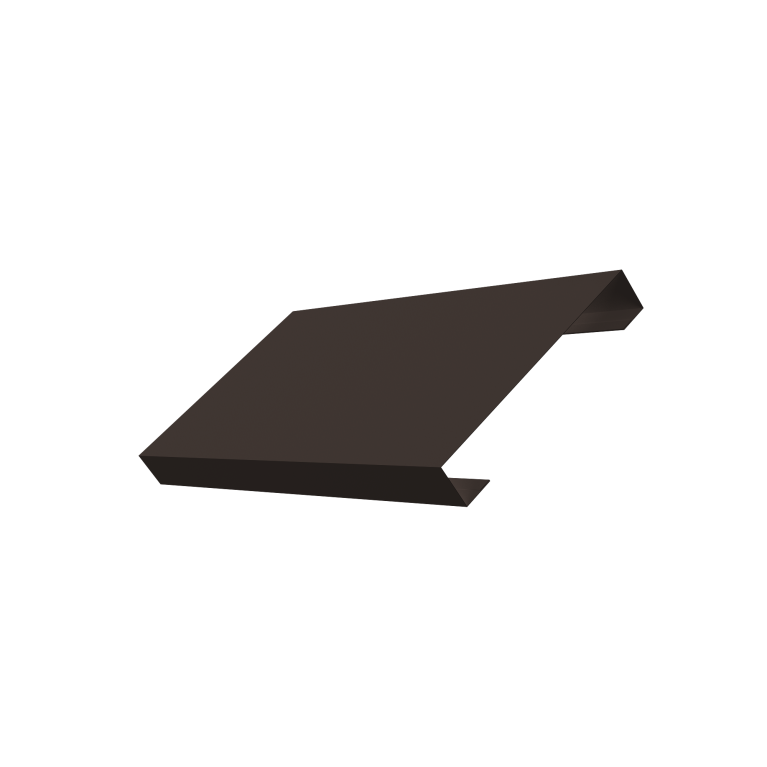 Ламель лицевая 125 забора жалюзи Texas 0,45 PE-Double RR 32 темно-коричневый