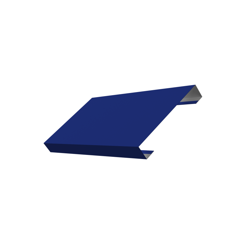 Ламель лицевая 125 забора жалюзи Texas 0,45 PE RAL 5002 ультрамариново-синий