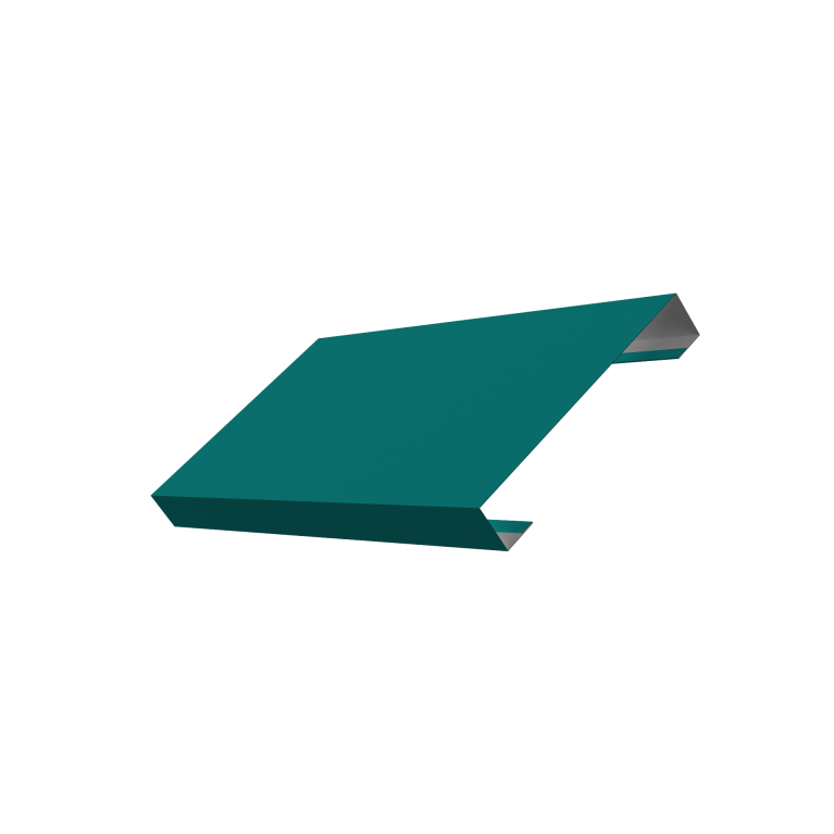 Ламель лицевая 125 забора жалюзи Texas 0,45 PE RAL 5021 водная синь