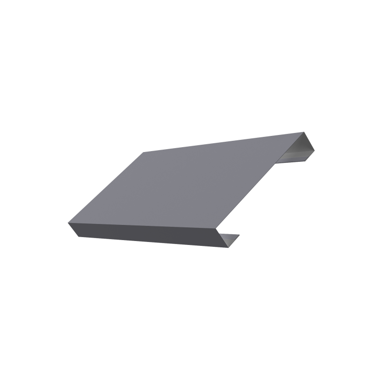 Ламель лицевая 125 забора жалюзи Texas 0,45 PE RAL 7004 сигнальный серый