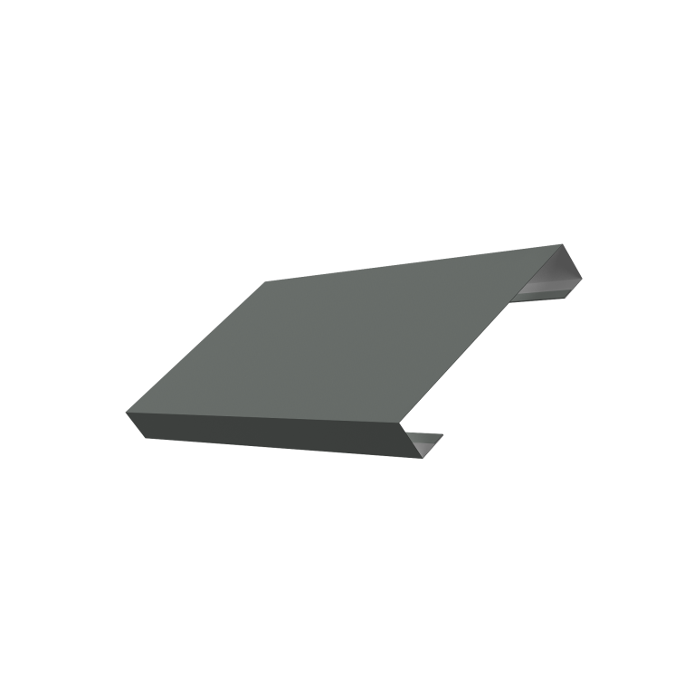 Ламель лицевая 125 забора жалюзи Texas 0,45 PE RAL 7005 мышино-серый