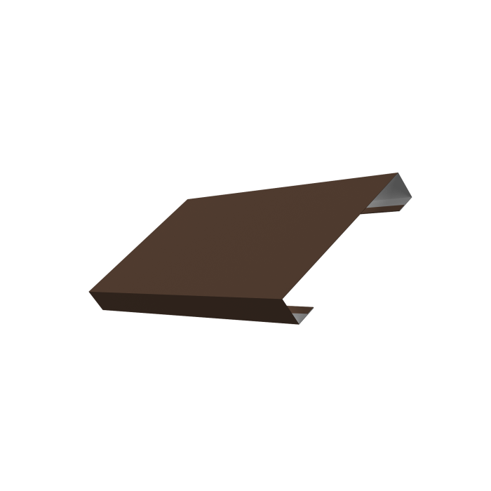 Ламель лицевая 125 забора жалюзи Texas 0,45 PE RAL 8017 шоколад