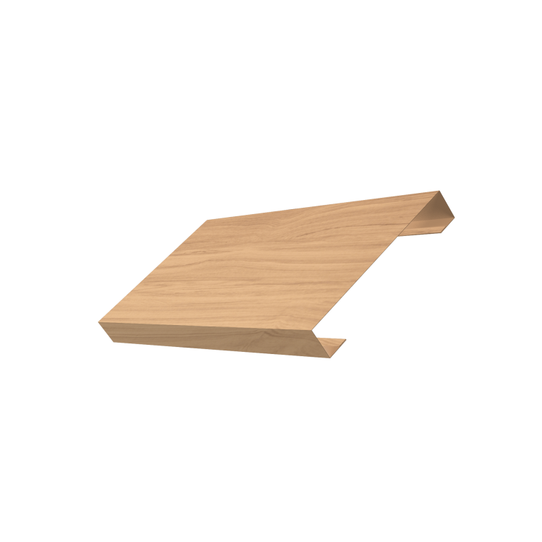 Ламель лицевая 125 забора жалюзи Texas 0,45 Print Elite Honey Wood TwinColor