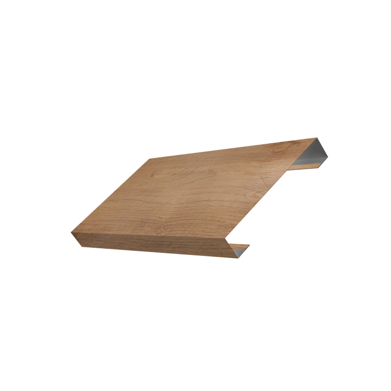 Ламель лицевая 125 забора жалюзи Texas 0,45 Print Premium Pine Wood Fresh