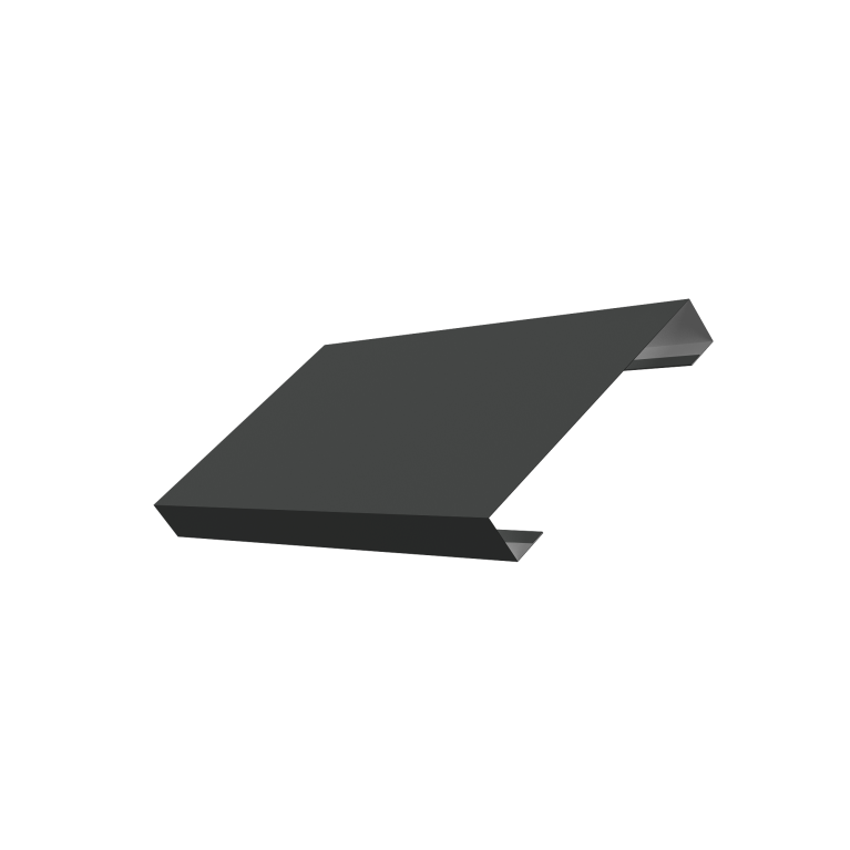 Ламель лицевая 125 забора жалюзи Texas 0,5 PurPro Matt 275 RAL 7016 антрацитово-серый