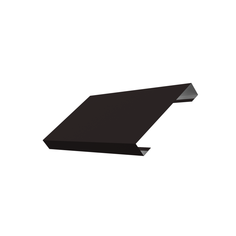 Ламель лицевая 125 забора жалюзи Texas 0,5 PurPro RAL 9005 черный